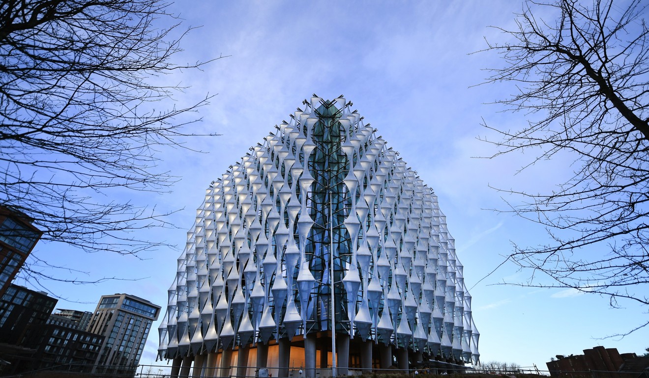 The new US embassy at Nine Elms in London. Photo: EPA