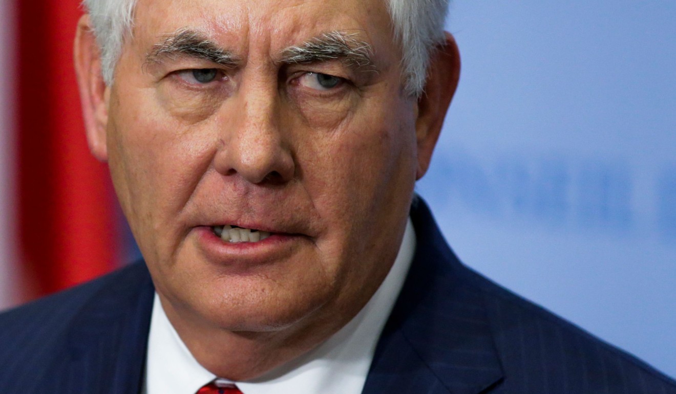 Trump made the decision after speaking to advisers including Secretary of State Rex Tillerson (pictured in December). Both international and White House figures urged Trump to renew the sanction waver. But he has announced new sanctions against Iranian individuals and companies. File photo: AFP