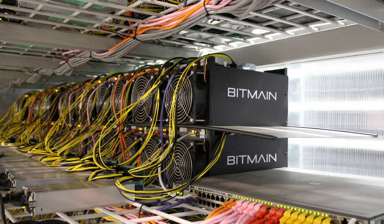 Bitcoin mining computers at Bitmain's mining farm near Keflavik, Iceland. Photo: Reuters