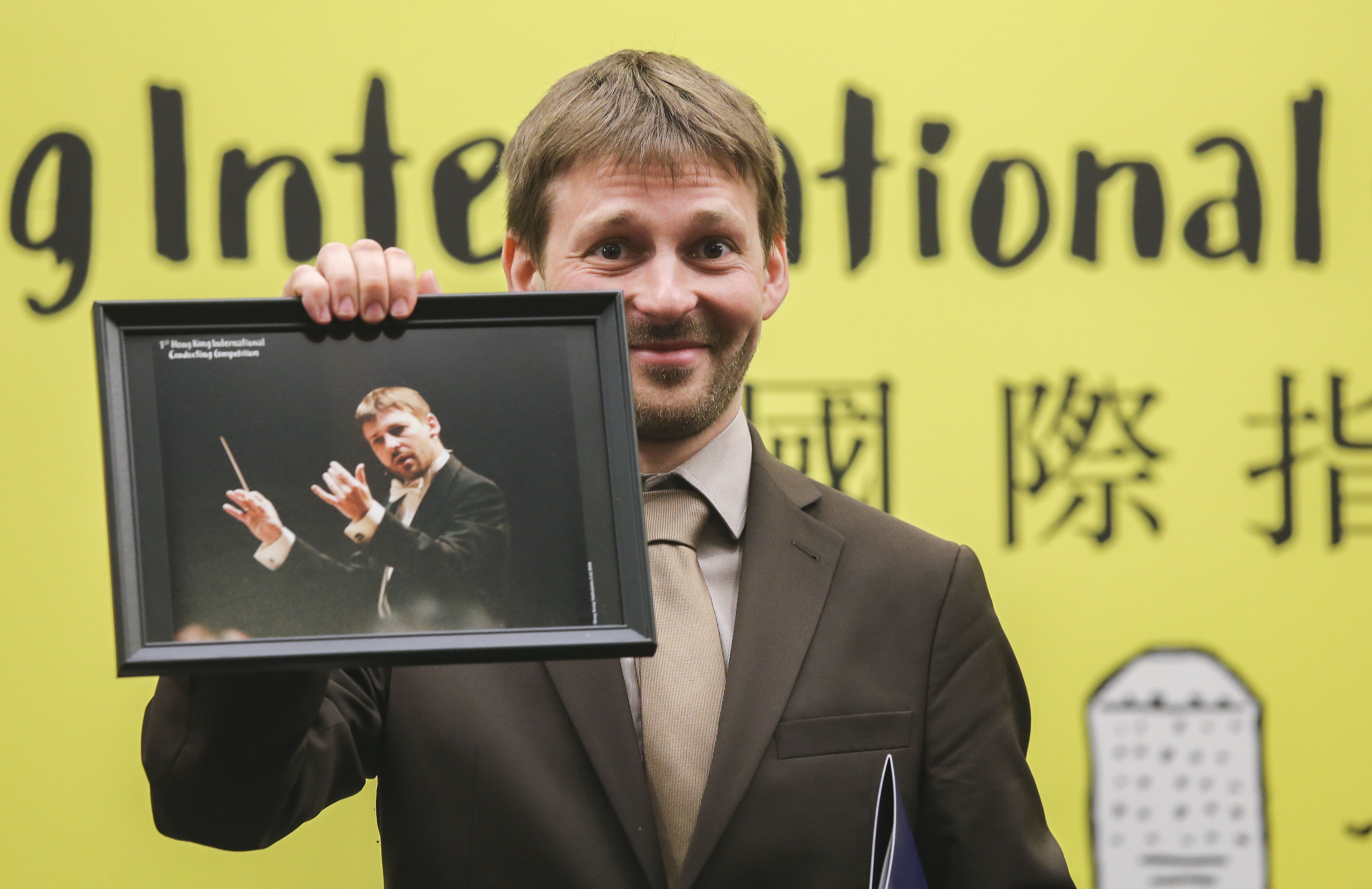 Gabor Kali (pictured) scored the highest mark from an international jury headed by Yip Wing-sie, music director of the Hong Kong Sinfonietta, and Christoph Poppen, its principal guest conductor. Photo: Dickson Lee