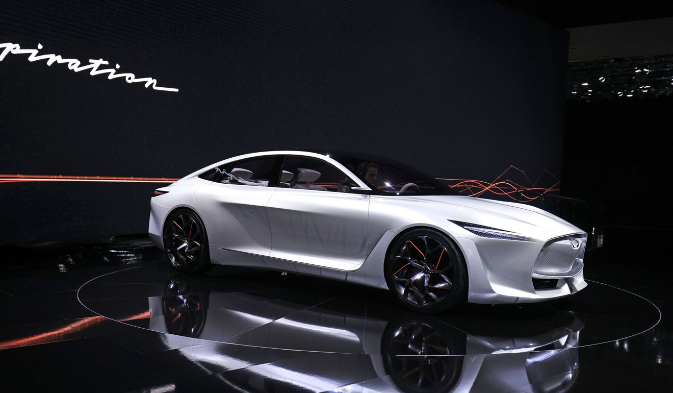The Infiniti Q Inspiration concept makes its debut at the Detroit auto show. Photo: Getty Images/AFP