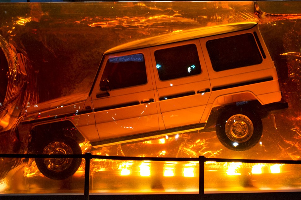 A 1979 G-Class in a block of amber at NAIAS