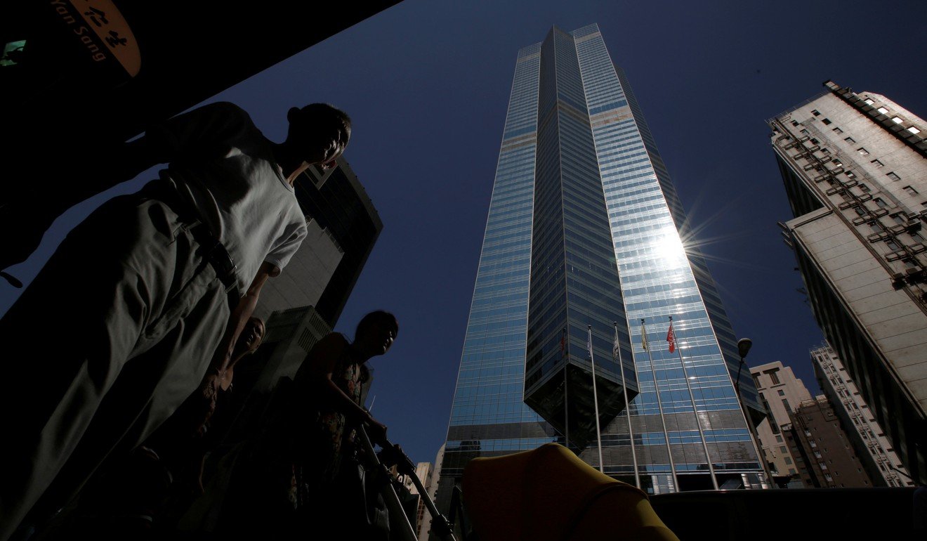 Li Ka-shing sold The Center, in Central , last year to a group of investors for HK$40.2 billion. Photo: Reuters