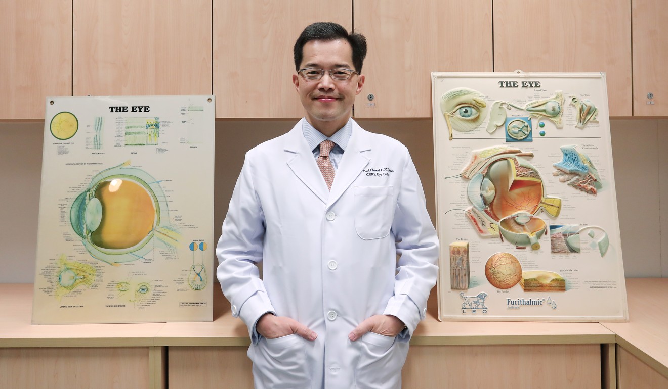 Professor Clement Tham, chairman of the department of ophthalmology and visual sciences at the Chinese University of Hong Kong, and director of the CUHK Eye Centre. Photo: Jonathan Wong