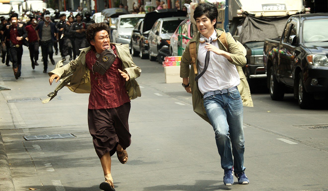 Liu Haoran (right) stars in Detective Chinatown. Photo: Wuzhou Film Distribution