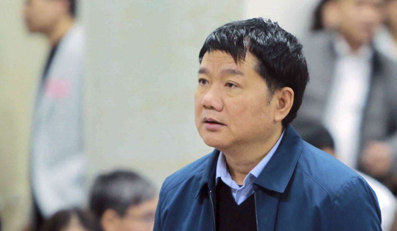 Former Politburo member Dinh La Thang, who once chaired the board of PetroVietnam, was also sentenced to 13 years in prison on Monday. File photo: AP