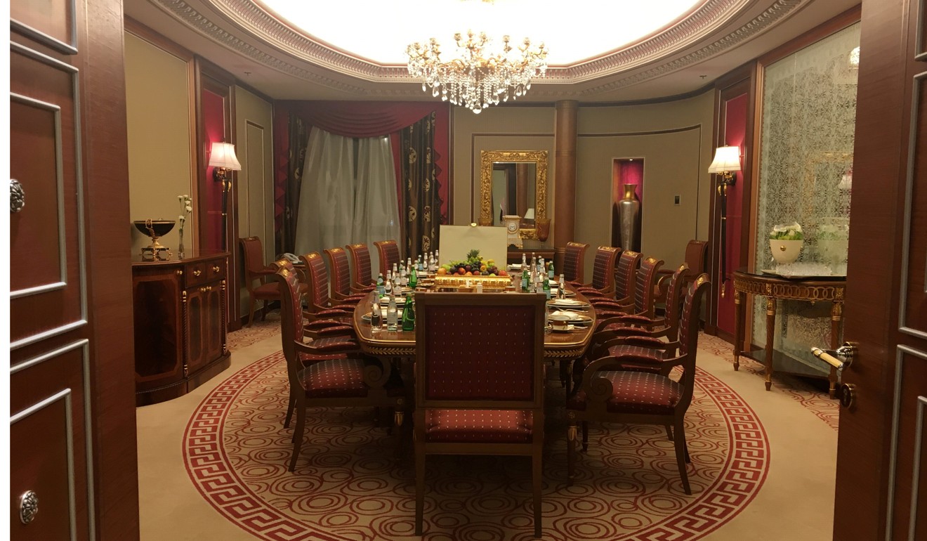 The suite where Saudi Arabian billionaire Prince Alwaleed bin Talal was detained. Photo: Reuters