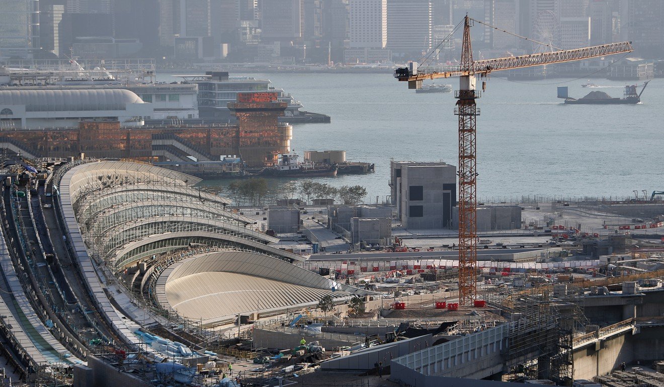 The West Kowloon terminus of the Guangzhou-Shenzhen-Hong Kong Express Rail Link. Photo: Winson Wong