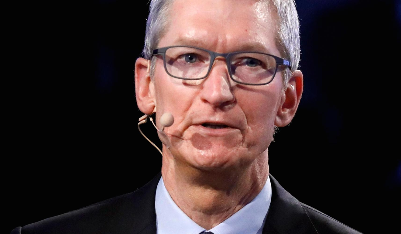 Apple chief executive Tim Cook credited the iPhone for the company’s record-high quarterly sales in mainland China during the three months ended December 31. Photo: Reuters