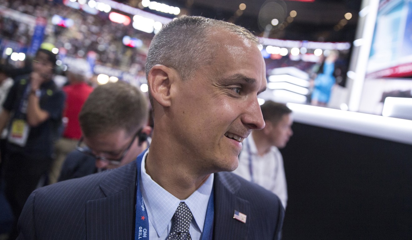 Corey Lewandowski on the second day of the Republican National Convention on July 19, 2016, in Cleveland. Photo: TNS