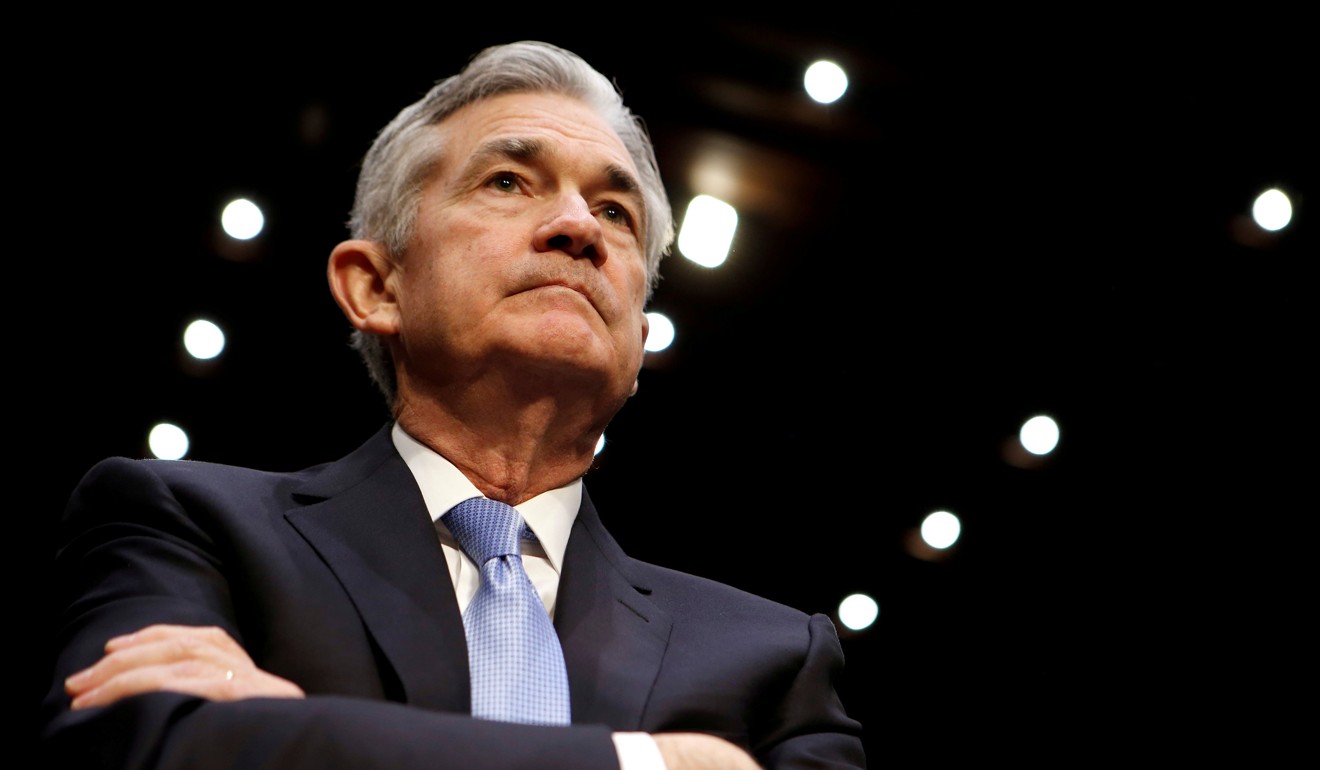 Jerome Powell waits to testify before the Senate Banking, Housing and Urban Affairs Committee on his nomination to become chairman of the US Federal Reserve in Washington in November 2017. As Fed chief, it is expected that Powell may raise interest rates in order to calm inflation fears, but he may clash with President Donald Trump if this reverses the stock market gains of 2017. Photo: Reuters