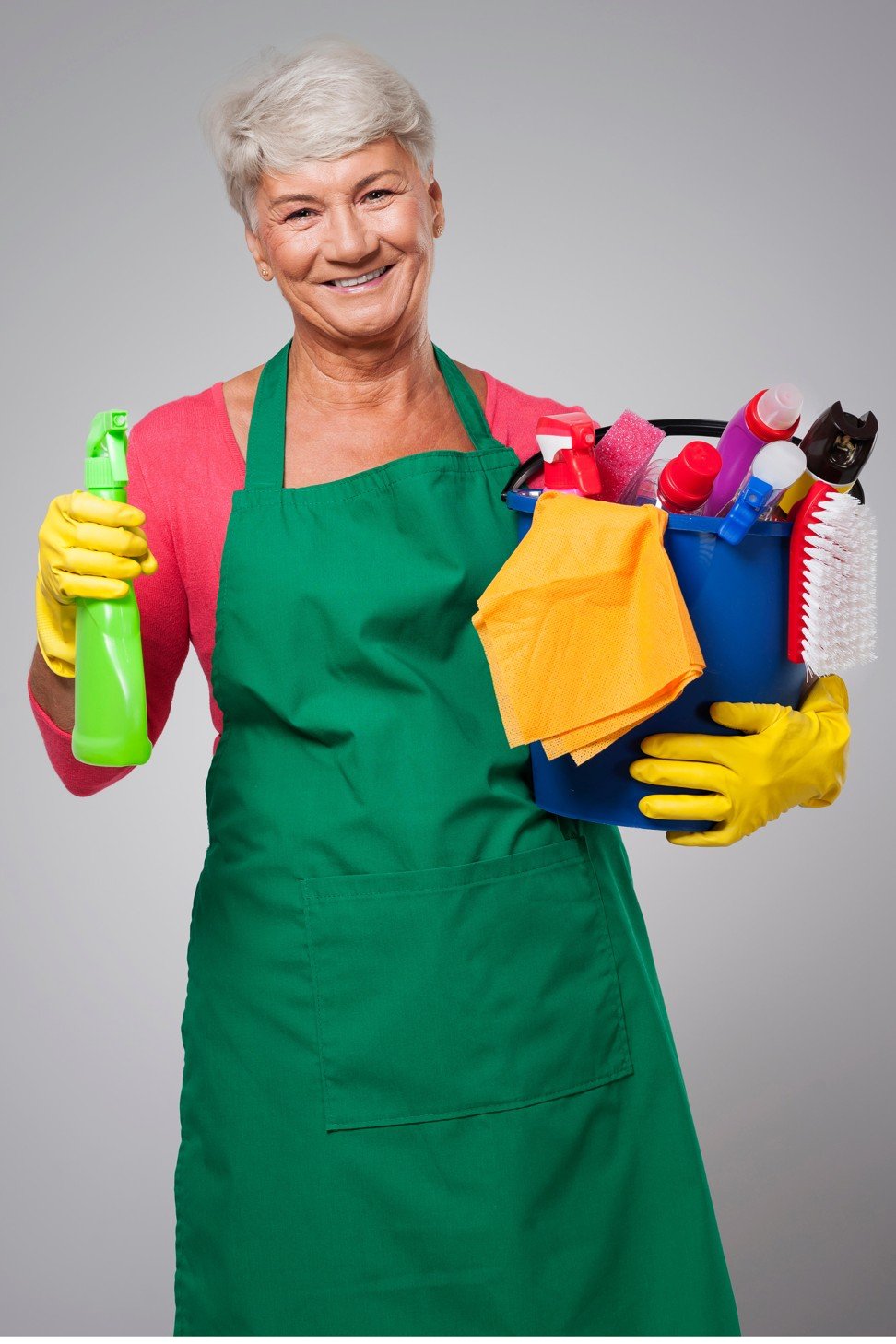 On average, elderly women spend 4.7 hours daily on housework, the research revealed. Photo: Alamy