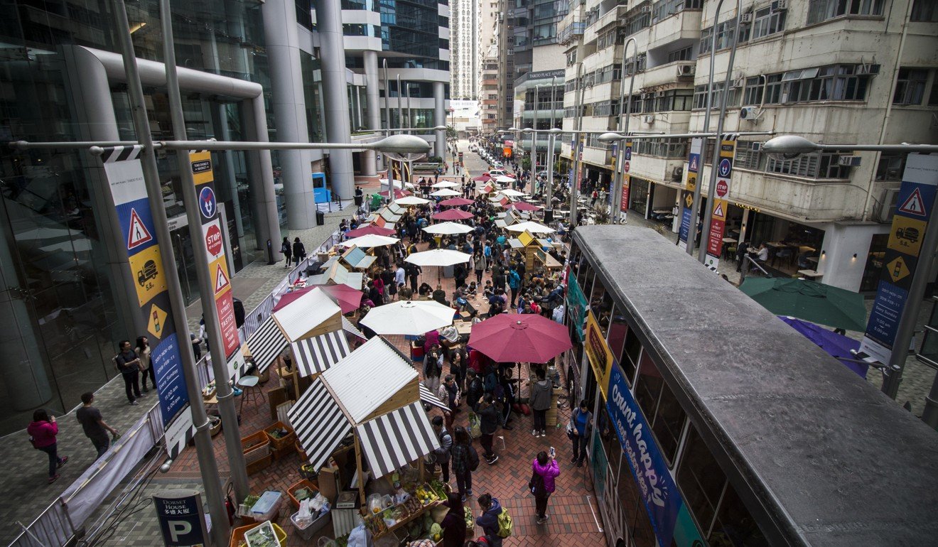The Tong Chong Street Market at Taikoo Place. Photo: Christopher DeWolf
