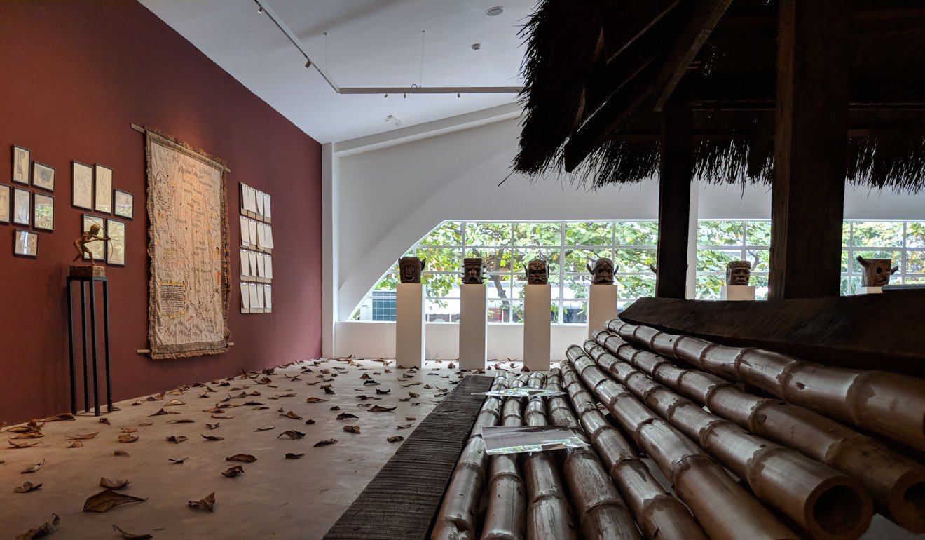 Bellas Artes is currently displaying an exhibit by Filipino artist Cian Dayrit that highlights the history and mythology of the Ayta Magbukun community of Bataan. Photo: Ong Kar Jin