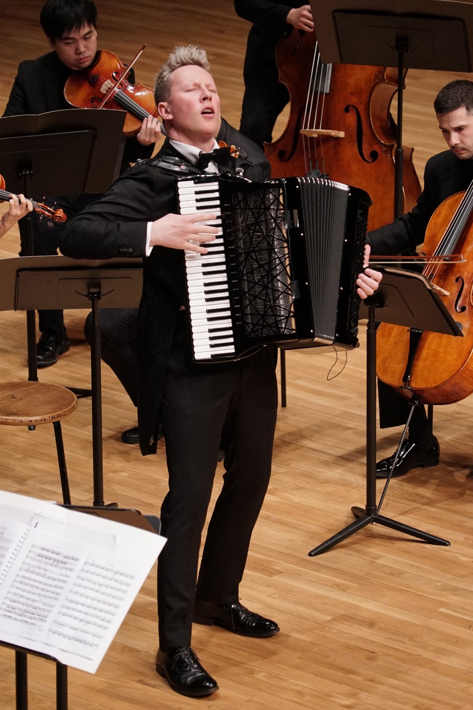 Martynas Levickis performs with the City Chamber Orchestra of Hong Kong in a concert that shed new light on the instrument’s capabilities. Photo: CCOHK