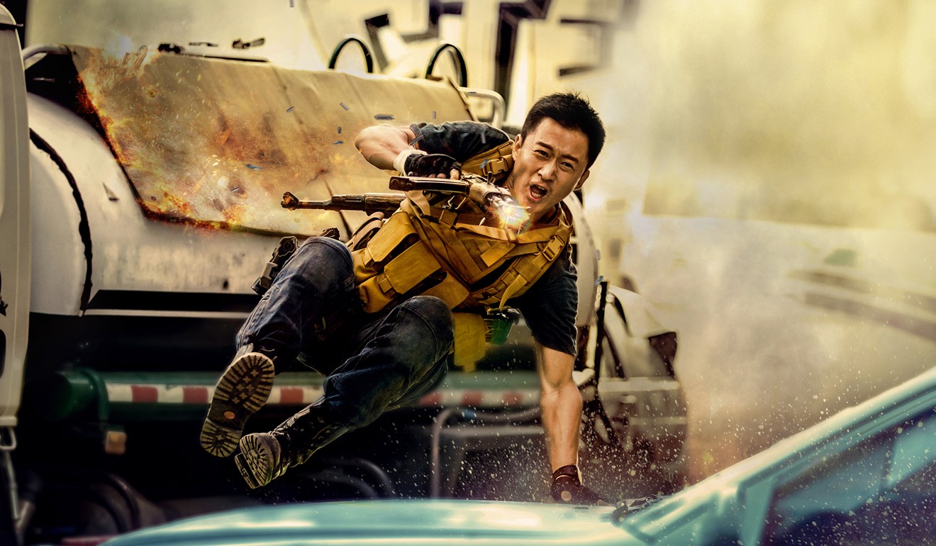 The film Wolf Warrior II depicts a Chinese hero saving Chinese and African citizens. Photo: China film Group