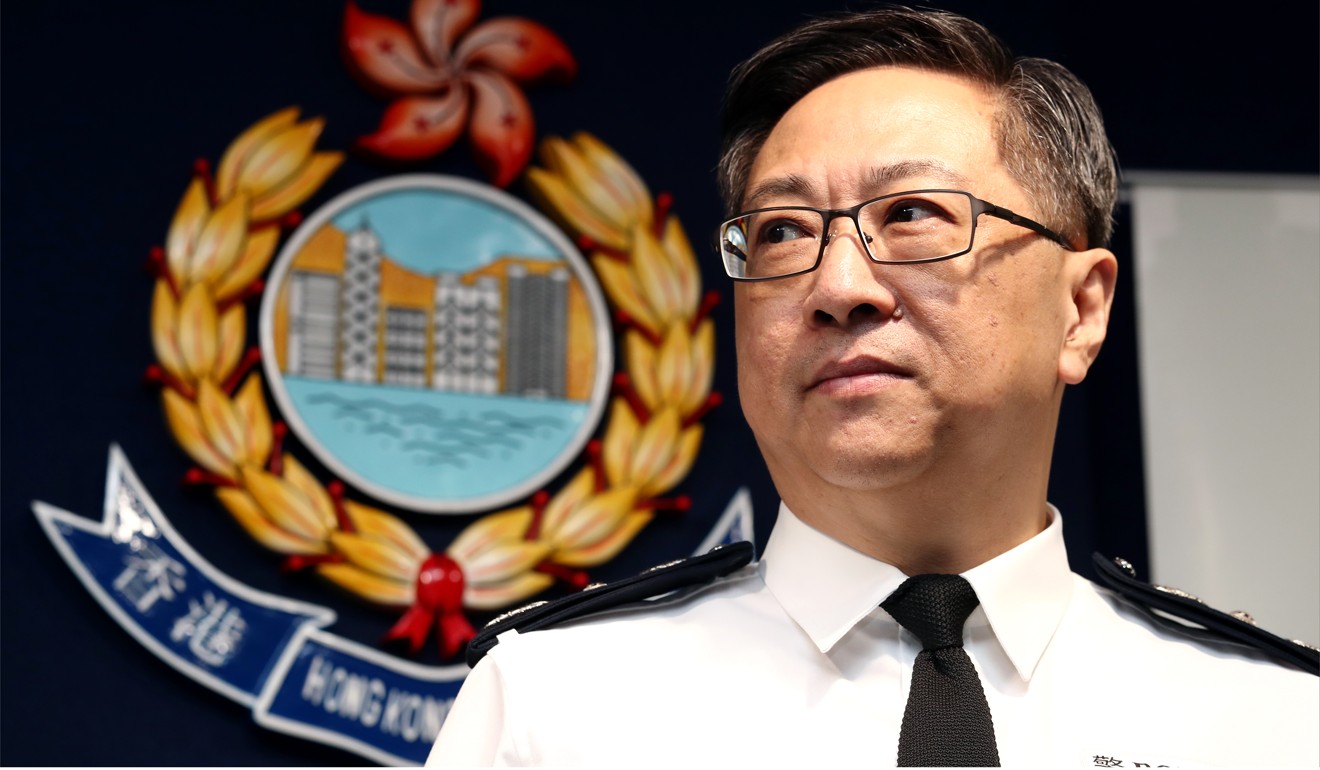 Commissioner of Police Stephen Lo Wai-chung said he would support a law to make insulting officers on duty a crime. Photo: Nora Tam