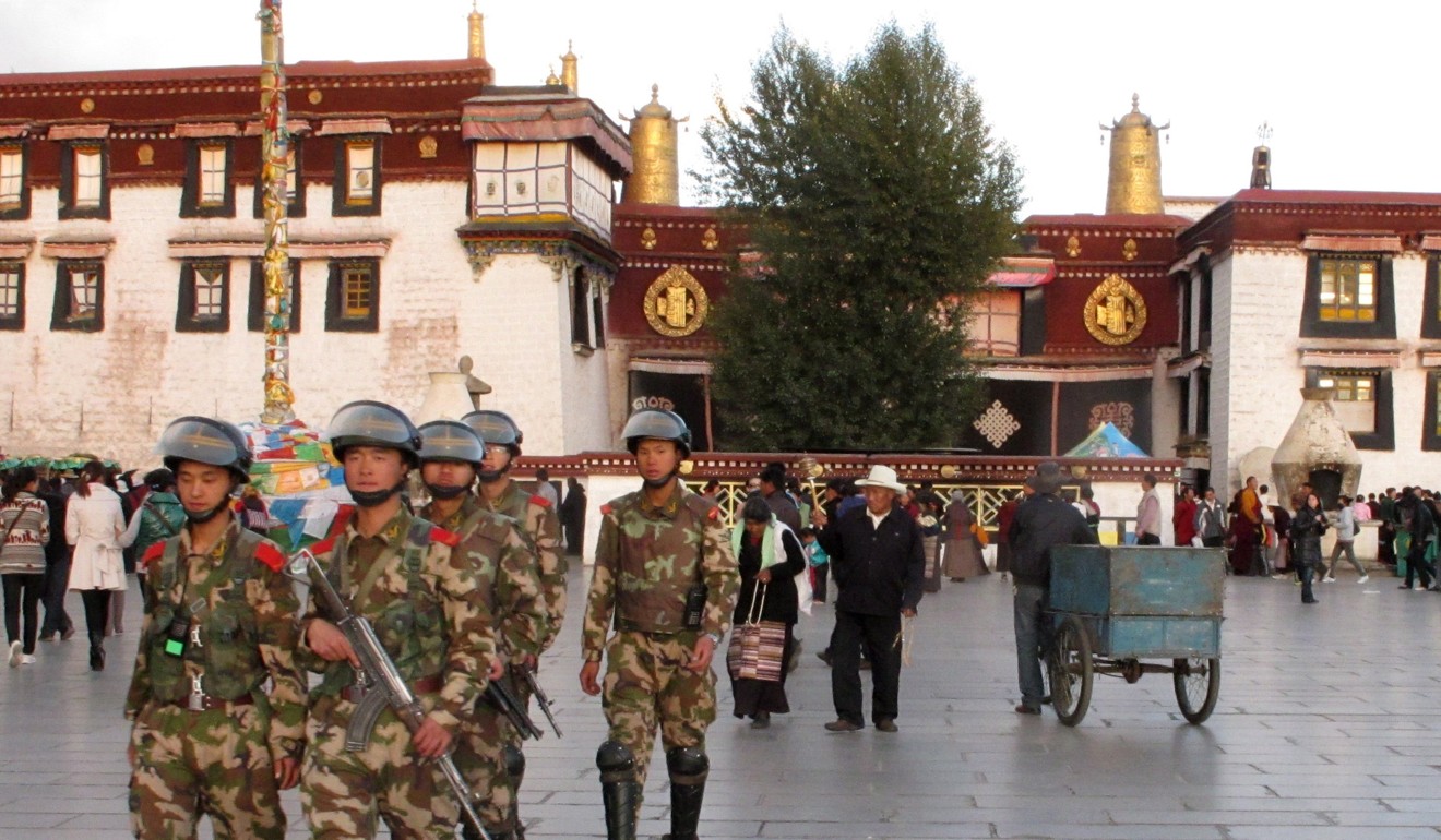 Authorities in Tibet have vowed to go after “Dalai surrogates” as part of a crackdown on organised crime. Photo: EPA