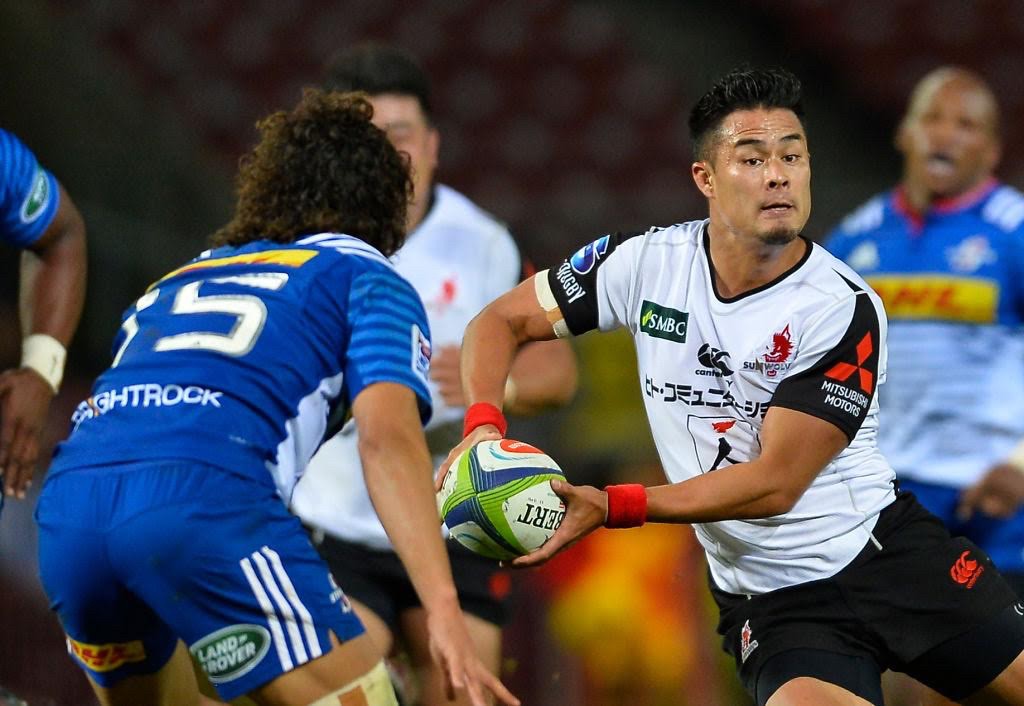 Yu Tamura launches an attack for the Sunwolves against the Stormers last season. Photo: Handout