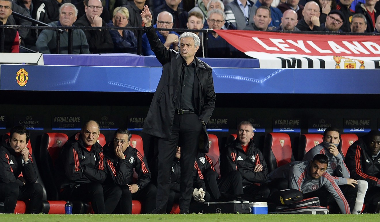 Jose Mourinho left Paul Pogba out of the United side for their crucial Champions League match. Photo: AFP
