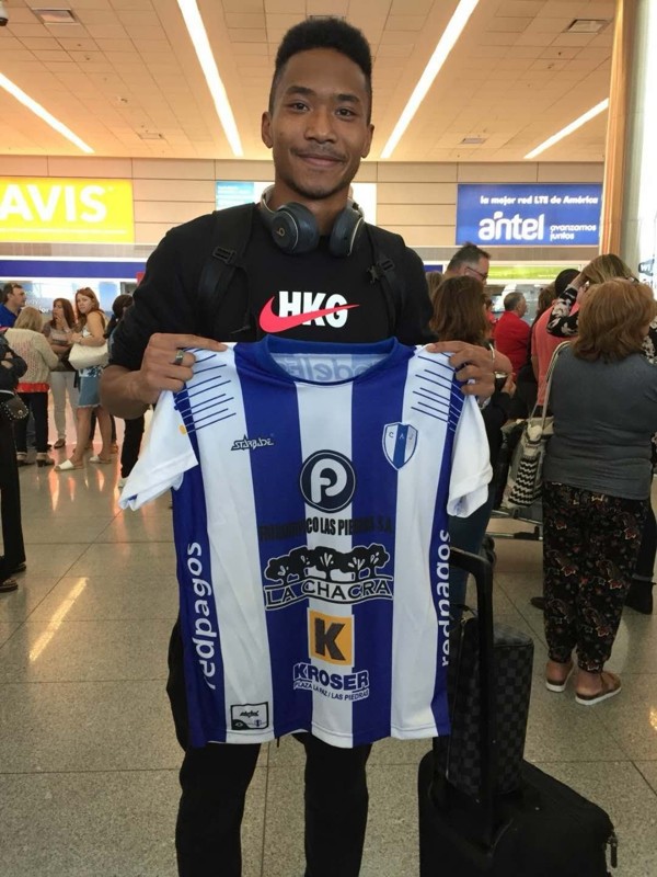 The Shanghai Shenhua defender becomes the first Hong Kong player to play in South America.