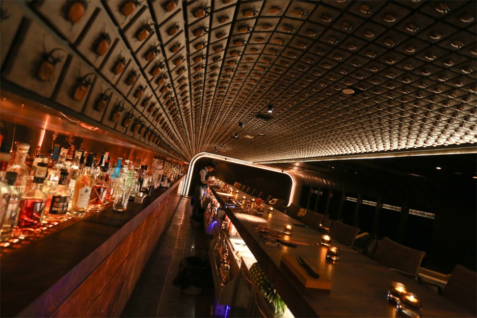 J. Boroski’s long bar. Photo: Jonathan Wong