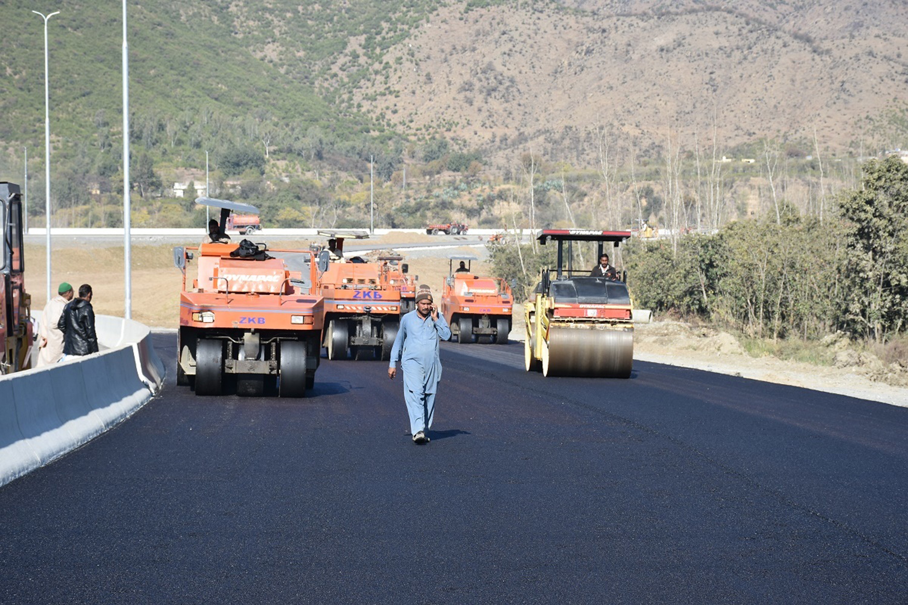 Work in progress at the site of the Pakistan-China Silk Road in Haripur, Pakistan. China’s lending programme under its “Belt and Road Initiative” has been critiqued since its launch in 2013. Photo: AP
