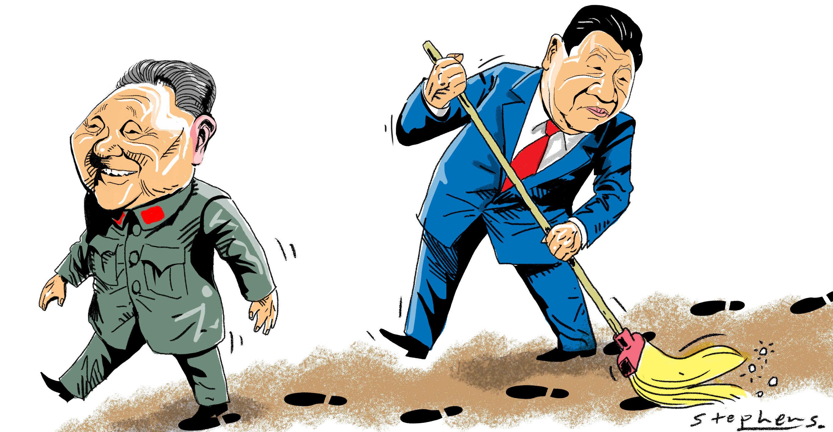 Is Deng’s system finished and is collective leadership a pipe dream? In part, both are being suspended, at least at the highest levels. Illustration: Craig Stephens