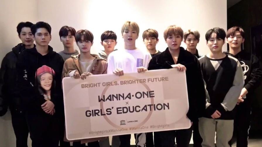 K Pop Boy Band Wanna One And Unesco Help Girls Around Globe Get Basic Education South China Morning Post