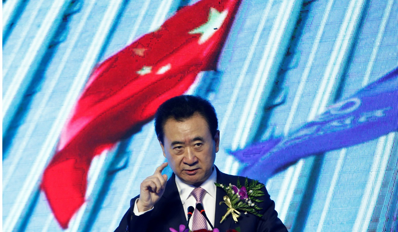 Wanda Group chairman Wang Jianlin at a signing ceremony in Beijing in April last year. Photo: Reuters