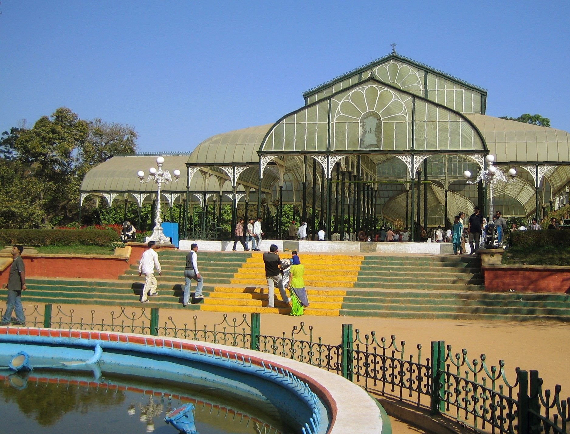 The Lalbagh botanical garden in Bangalore, which is also known as India’s Silicon Valley. The city generates 92,000 metric tonnes of e-waste annually. Photo via Newscom