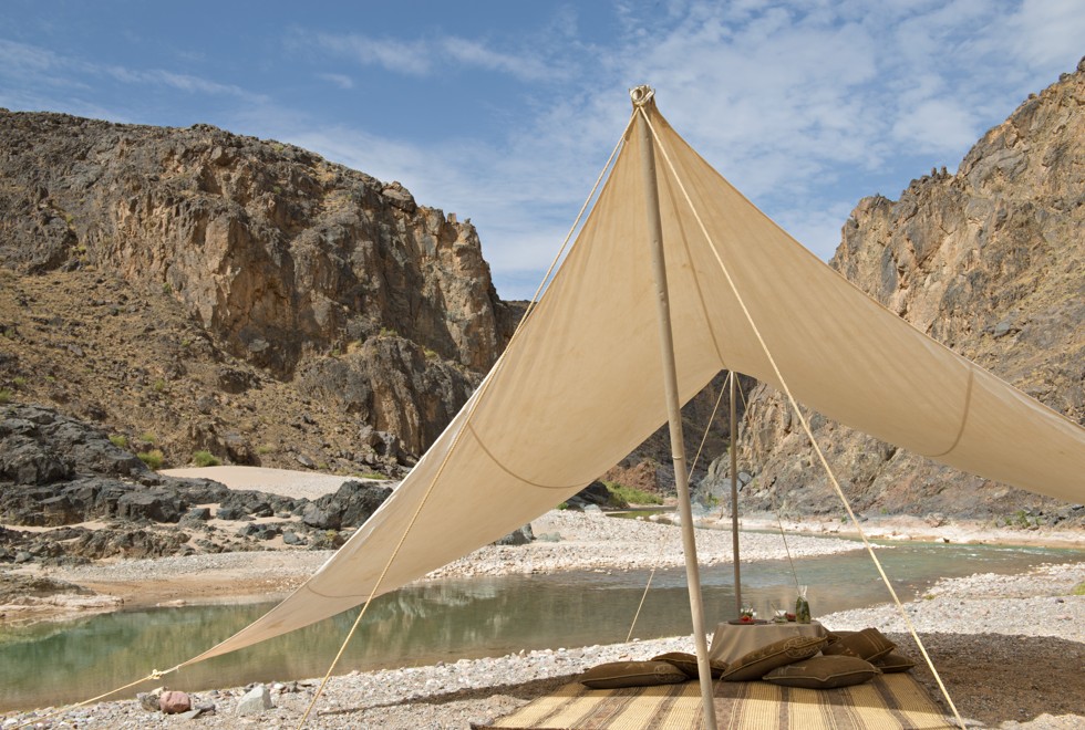 Feasting at Dar Ahlam is a movable affair – tables are set in different locations daily, from the rooftop to the desert.