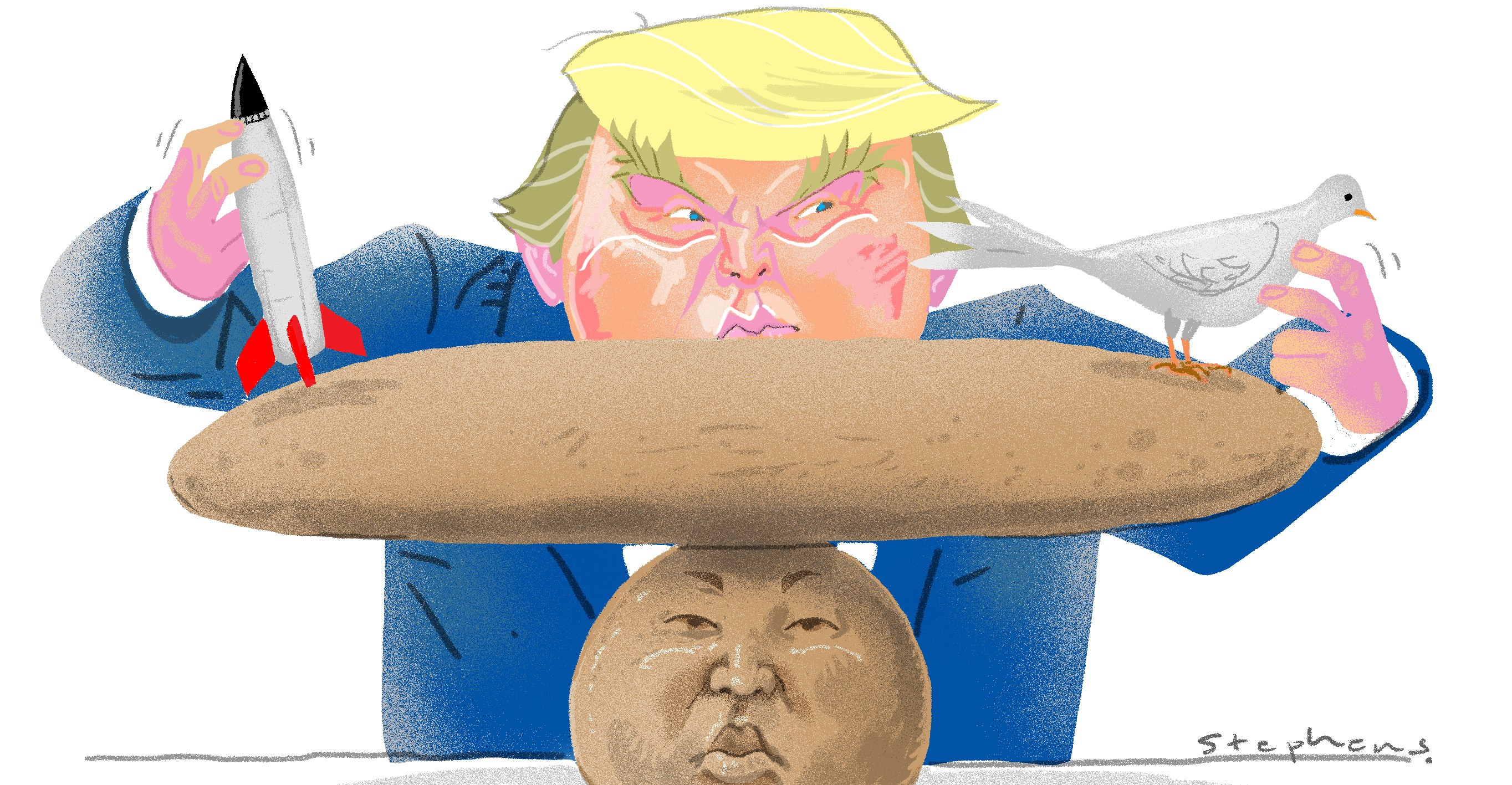 US President Donald Trump has an unprecedented opportunity to reconfigure the security framework and create a more stable Korean peninsula. Illustration: Craig Stephens