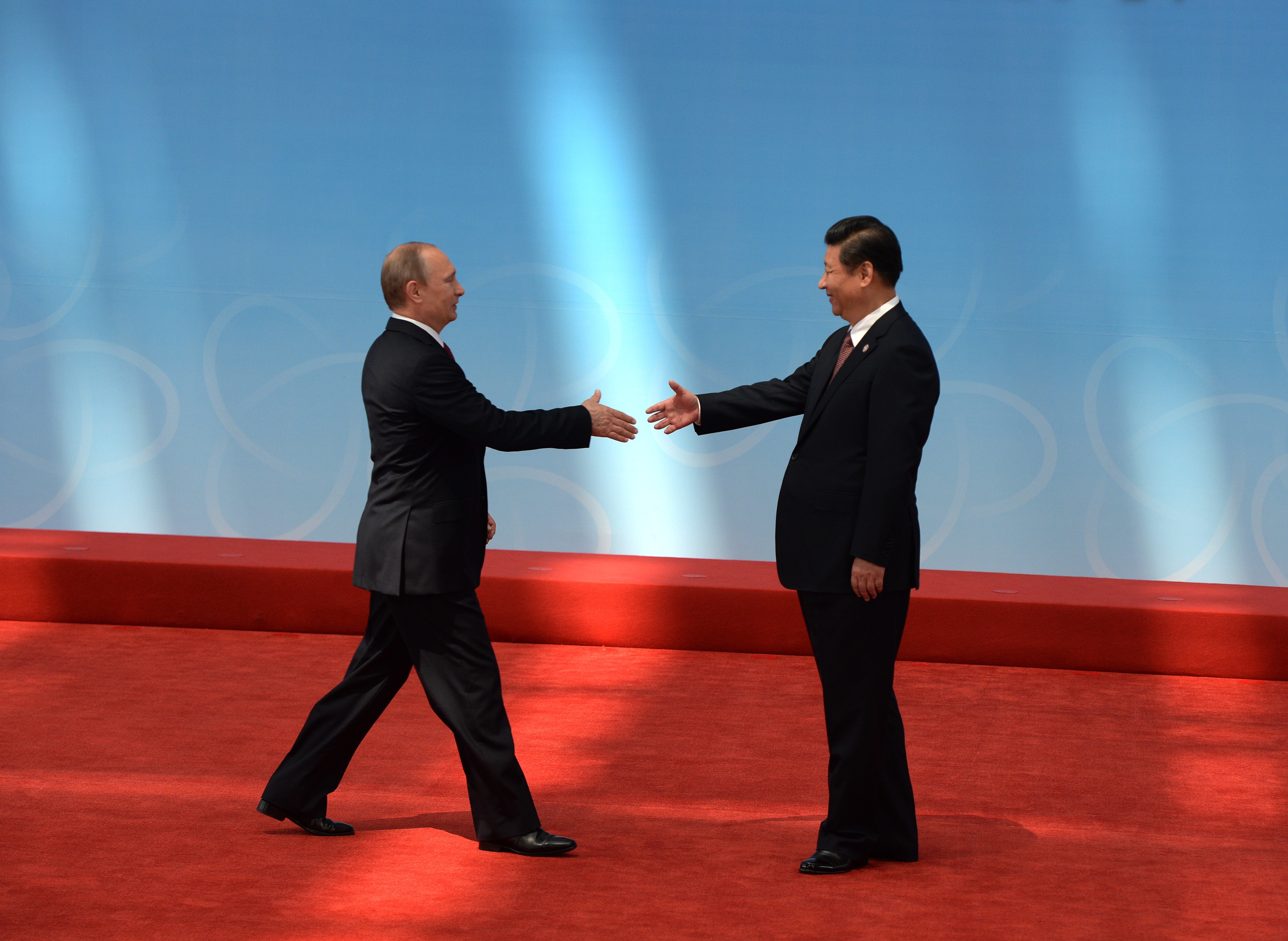 Vladimir Putin will seek to become Russian president for a fourth time on Sunday, while Xi Jinping was sworn in for a second term on Saturday. Photo: AFP