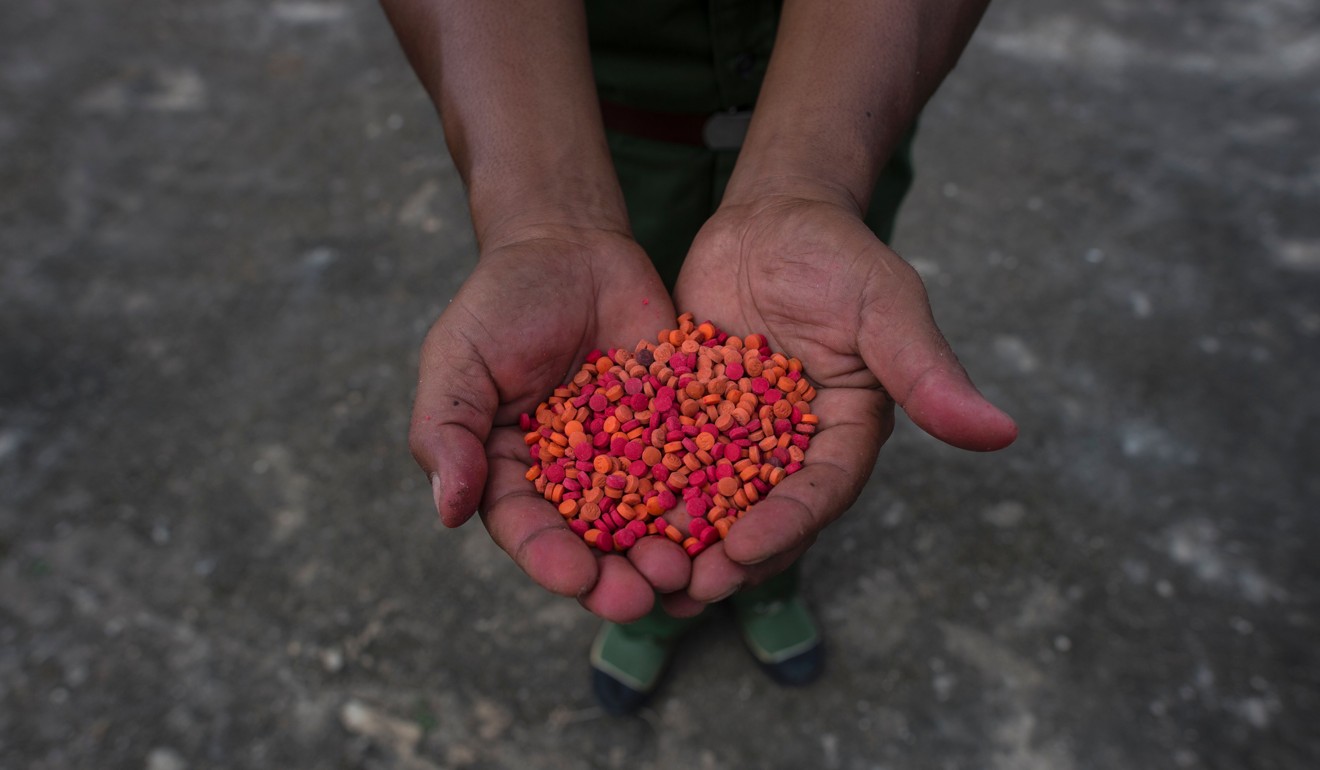 The highest quality yaba pills come from the factories of the North and South Wa – armed ethnic groups in a self-governing state on the Myanmar-China border. File photo: AFP