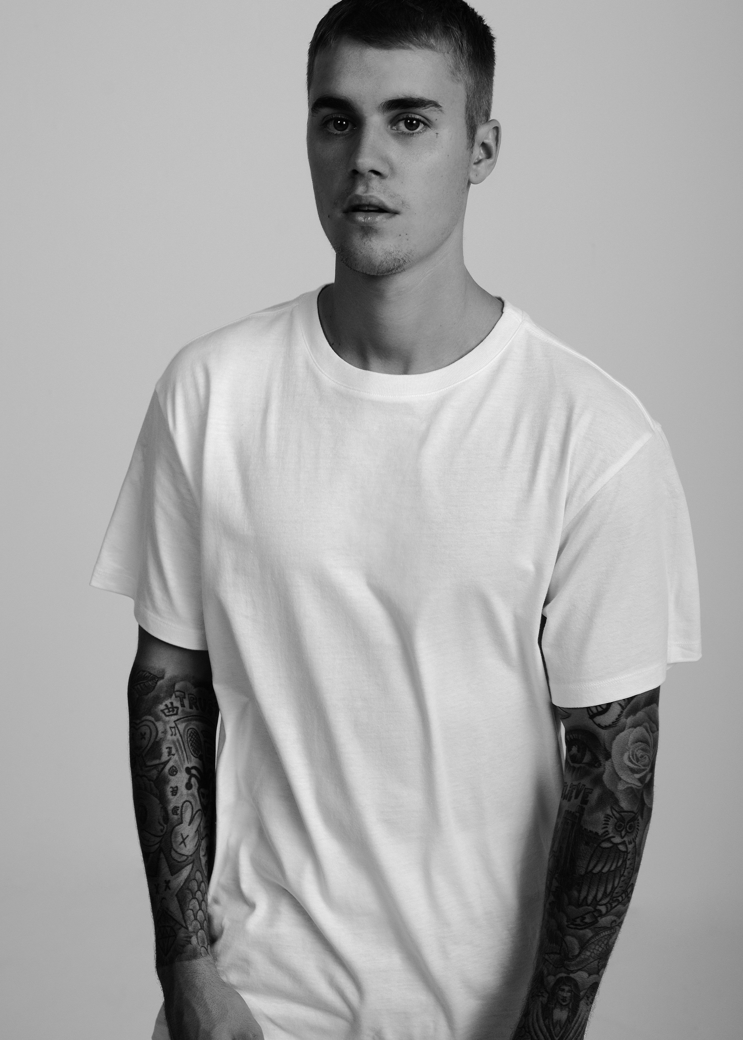 Perle vokal stempel You can now own a white T-shirt inspired by Justin Bieber | South China  Morning Post