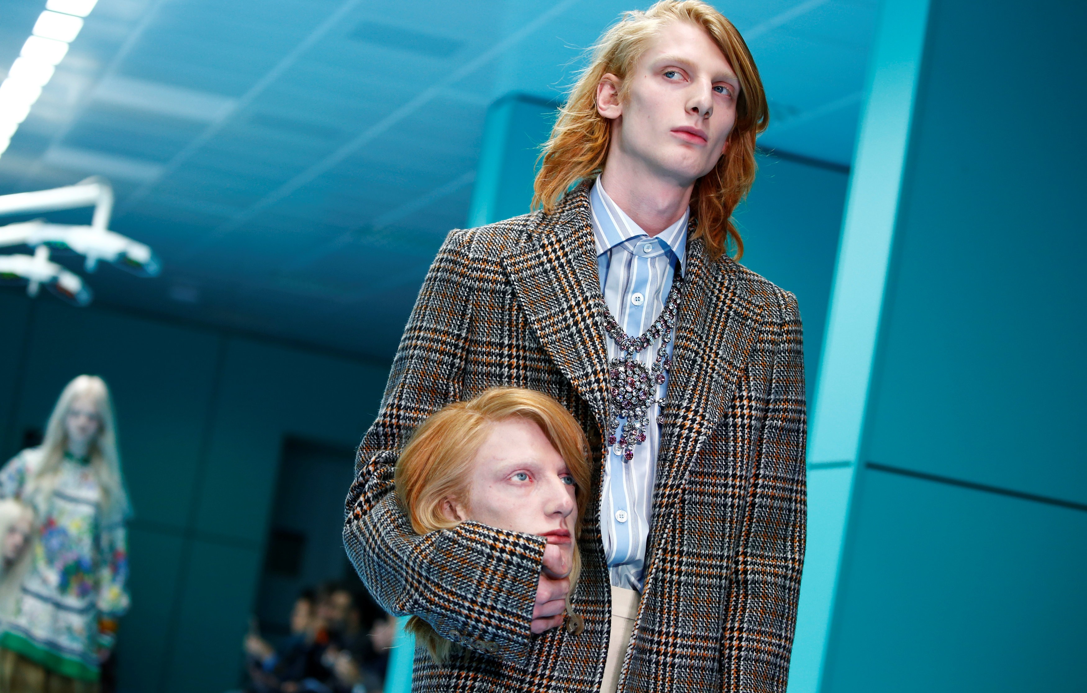 Gucci’s creative director Alessandro Michele use of severed heads on the autumn/winter 2018 runway proved powerful fashion statement