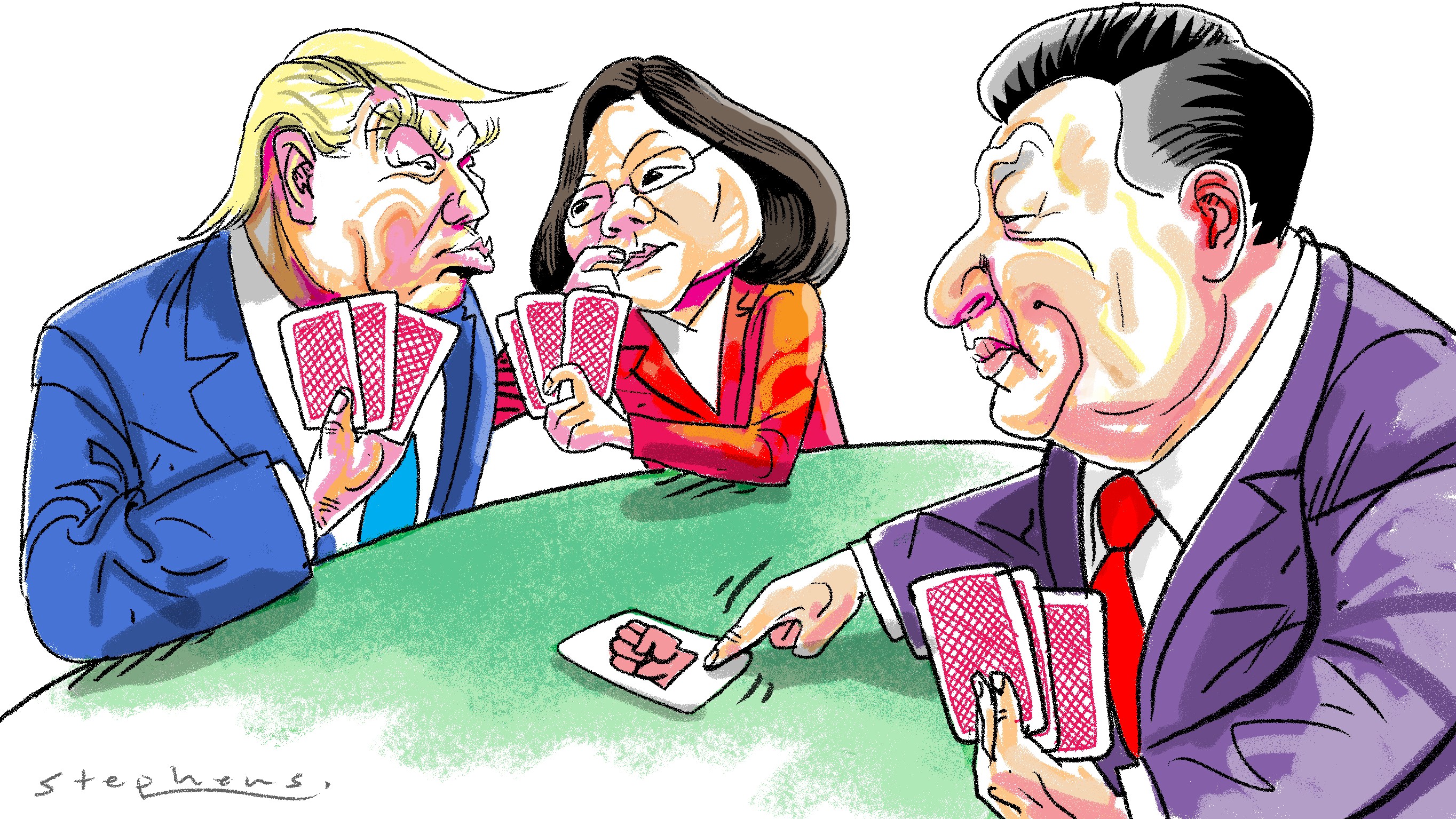 Washington does not play the Taiwan card to get an upper hand with Beijing, as China and some pundits claim. It plays its own cards. It just so happens that Taiwan holds them too. Illustration: Craig Stephens