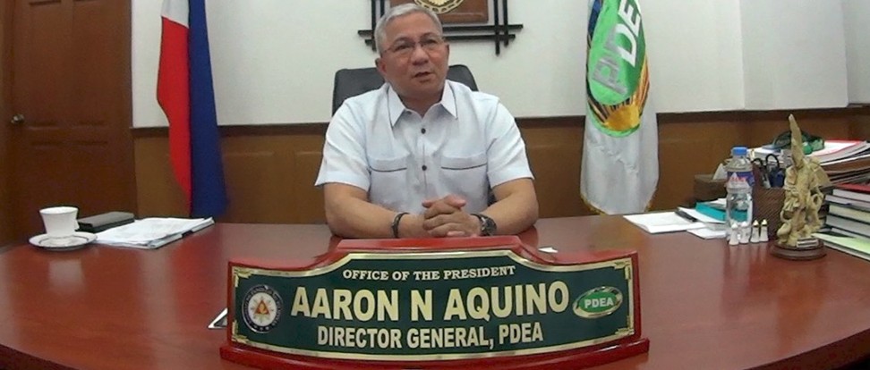 PDEA chief Aaron Aquino. Photo: SCMP