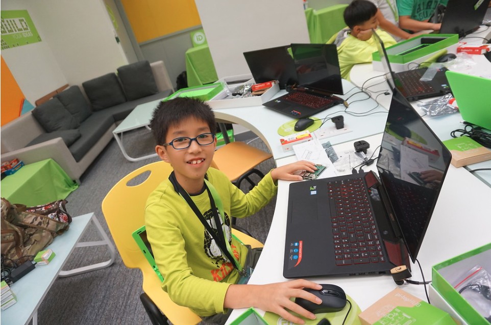 A student learns coding during a summer camp last year at the University of Hong Kong. Photo: Stuart Heaver