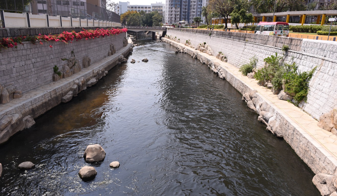 The revitalised Kai Tak River. Photo: SCMP