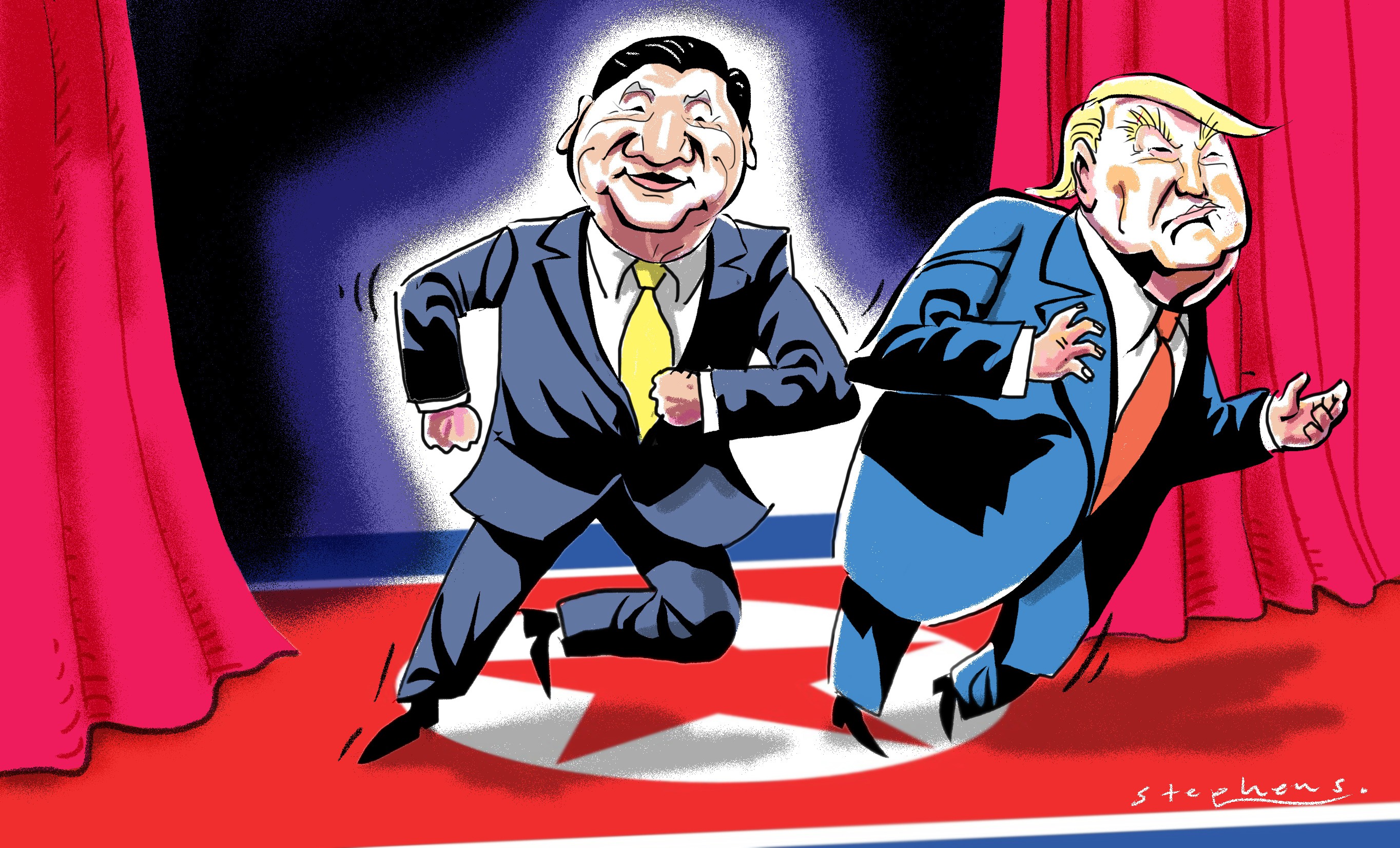 China may have been caught off guard by the Kim-Trump summit, but it has a huge stake in the region’s stability, and its role in matters related to the Korean peninsula remains unparalleled. Illustration: Craig Stephens