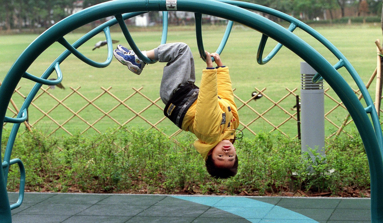 Many parents in Hong Kong want their children to feel encouraged to take risks at local playgrounds. Photo: Martin Chan