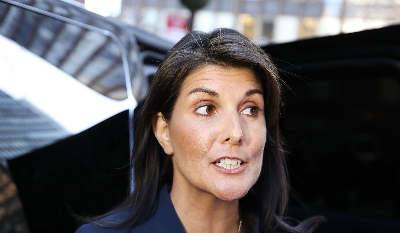 Nikki Haley said North Korea ‘needed an out’ from UN sanctions. Photo: AFP/ Getty Images