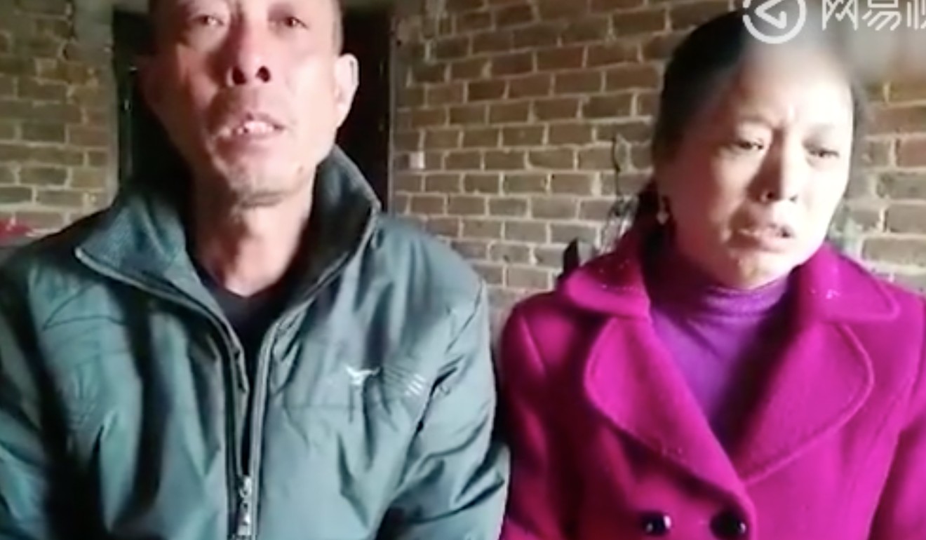 Tang Chunwu, the father of the cancer-stricken doctor, and his wife – whose name was not given in the media reports – have appealed for help finding their son. Photo: 163.com