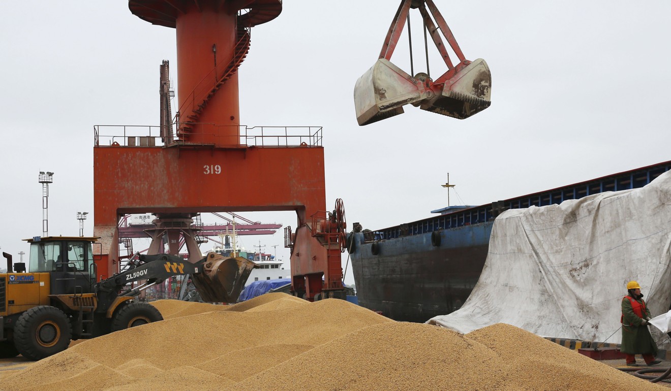 China has threatened tariffs on US soybean exports. Photo: Chinatopix 