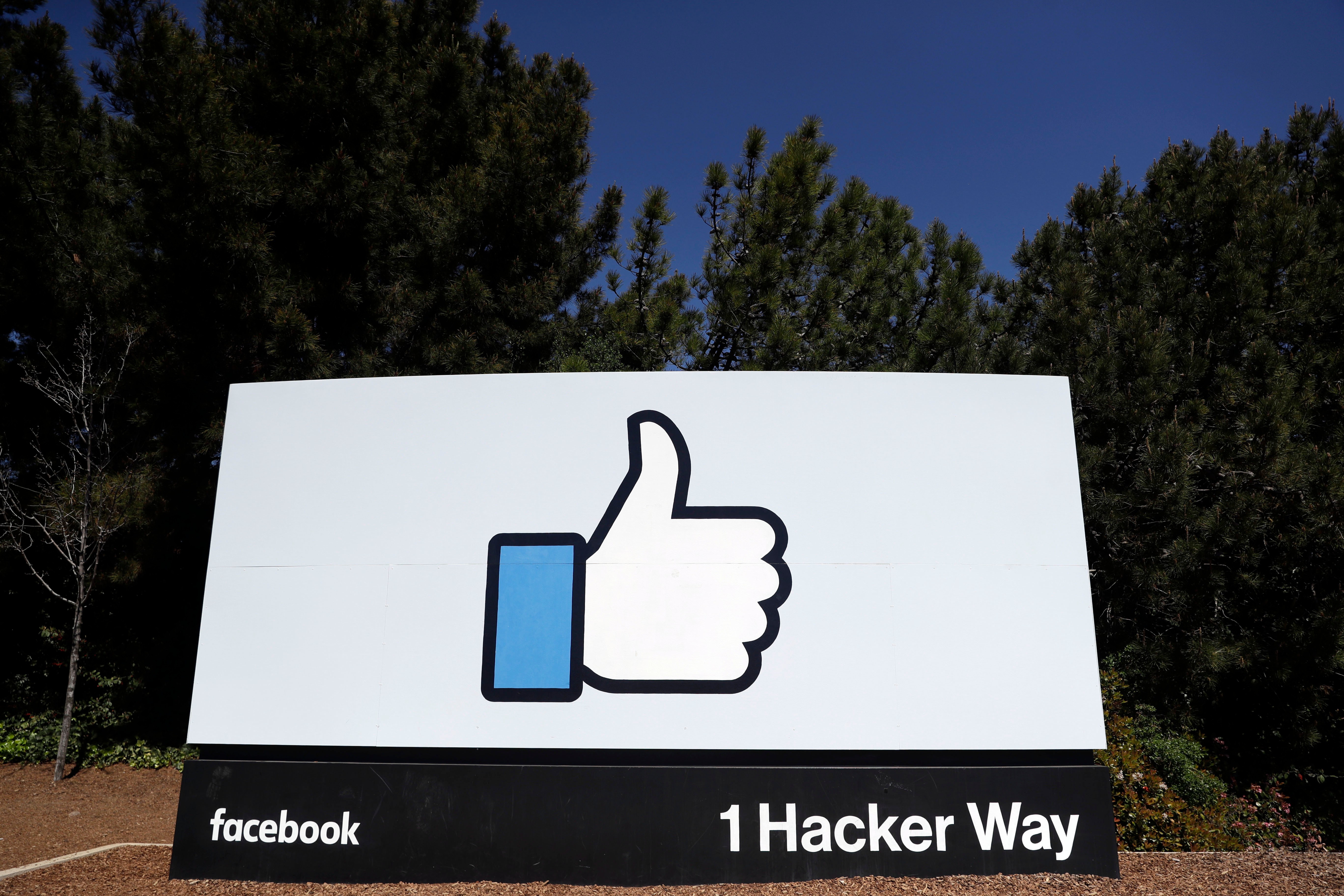 The Facebook logo is displayed at the company’s headquarters in Menlo Park, California. Facebook is giving people an avenue to rally support for different causes, with a reach that was unimaginable only a decade ago. Photo: AP