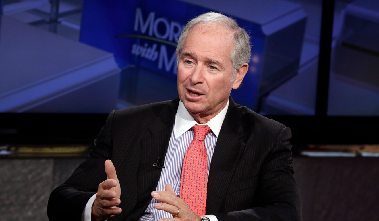 Stephen A. Schwarzman, the chairman of Blackstone Group, which had sold several properties to Anbang that are on the market again. ‘If they are selling, we are taking a look’ at buying back the properties, he has said. Photo: AP