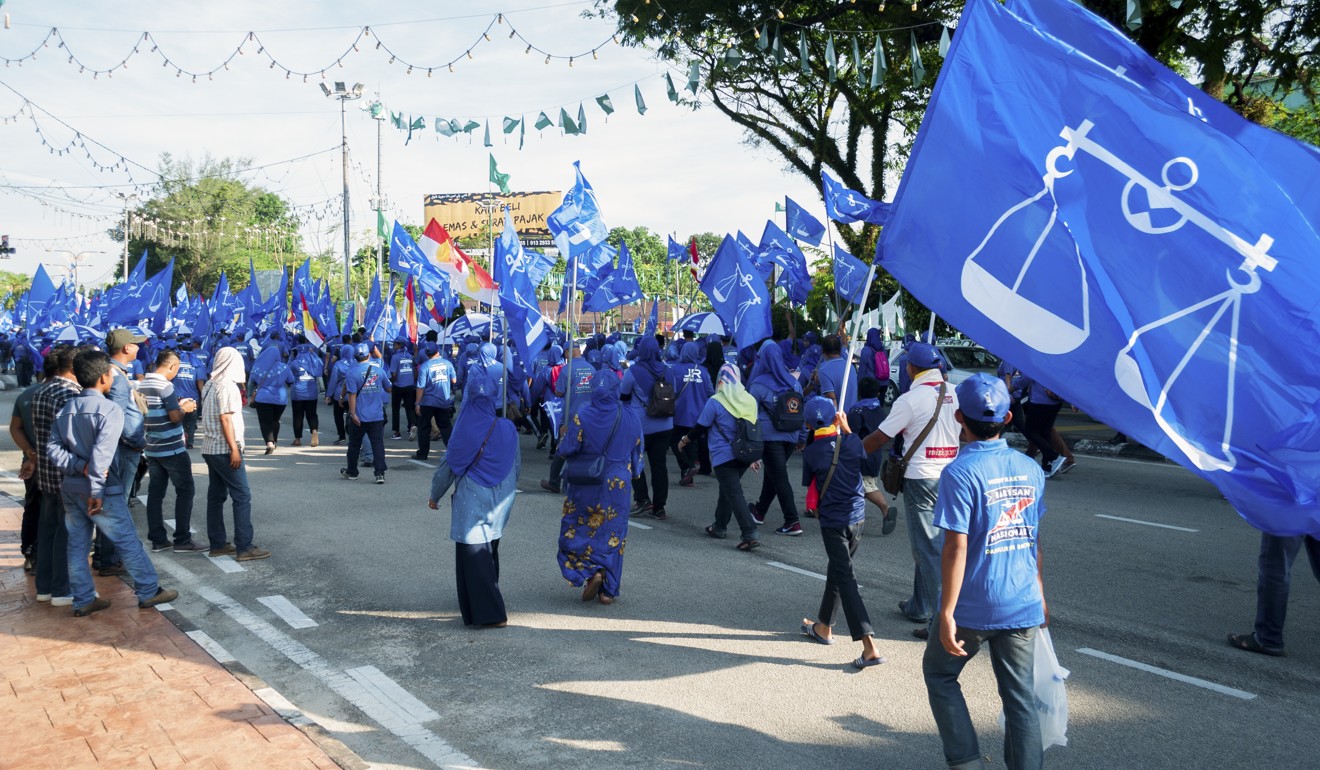 Barisan Nasional supporters in Malaysia. File photo
