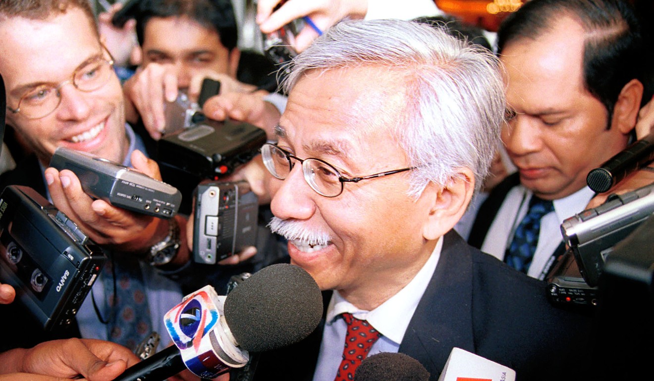 Malaysia’s former finance minister Daim Zainuddin. Photo: AP
